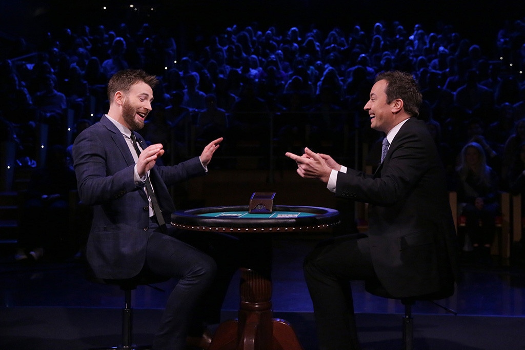 Chris Evans and Jimmy Fallon Get Iced Playing ''Frozen Blackjack''